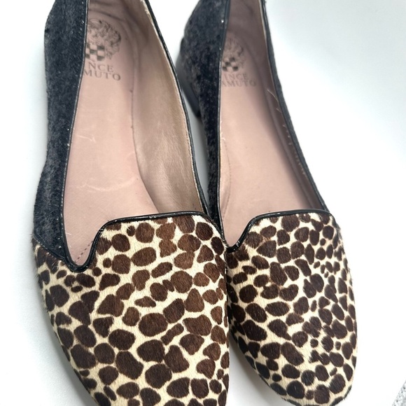 Vince Camuto Animal leopard Slip-On Lilliana Glitter Ballet Flats Size 9 - Picture 2 of 10